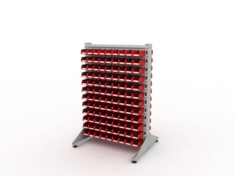 Стеллаж для пластиковых лотков SORTEX двухсторонний 1500x1000x800.01 купить в Челябинске Стеллаж для пластиковых лотков SORTEX двухсторонний 1500x1000x800.01 купить в Челябинске