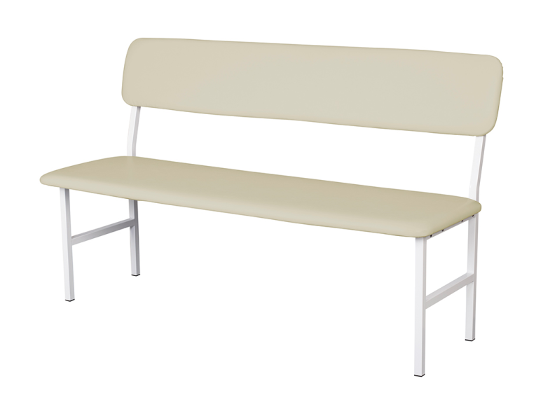 Банкетка медицинская со спинкой МД БС (слоновая кость) купить в Челябинске