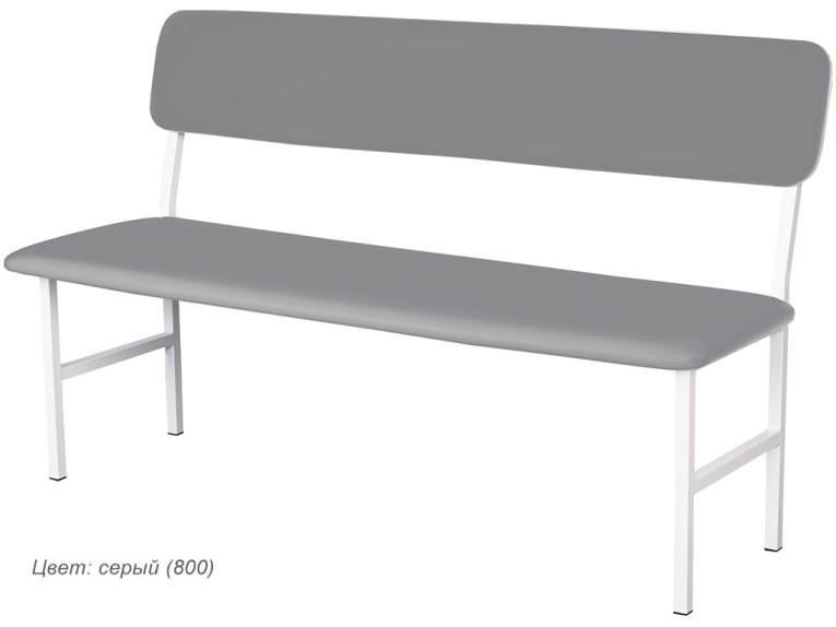 Банкетка медицинская со спинкой МД БС купить в Челябинске