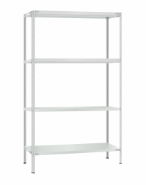 Стеллаж металлический Титан МС-500 2400х1200х500 4 полки Стеллаж металлический Титан МС-500 2400х1200х500 4 полки