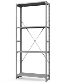 Стеллаж ТСУ 3500x700x800 4 полки (150 кг, металл)