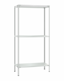 Стеллаж металлический Титан МС-500 2300х1000х300 3 полки Стеллаж металлический Титан МС-500 2300х1000х300 3 полки