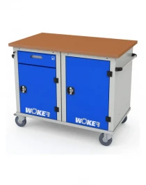 Верстак мобильный двухтумбовый WOKER PRO 2201.1200