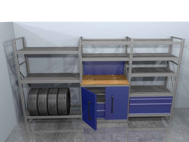 Стеллажная система хранения №2 Гараж купить в Челябинске Стеллажная система хранения №2 Гараж купить в Челябинске