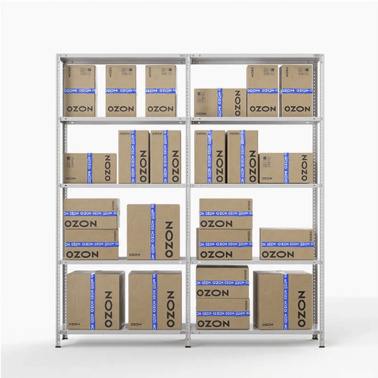 Стеллаж ПВЗ Озон 2000х2000х400 5 полок купить в Челябинске