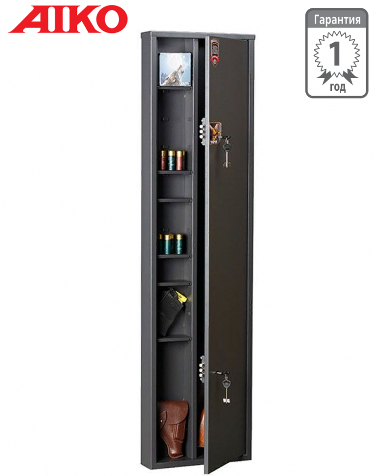 Узкий сейф для оружия Aiko Чирок 1409 (глубина 9 см) купить в Челябинске Узкий сейф для оружия Aiko Чирок 1409 (глубина 9 см) купить в Челябинске