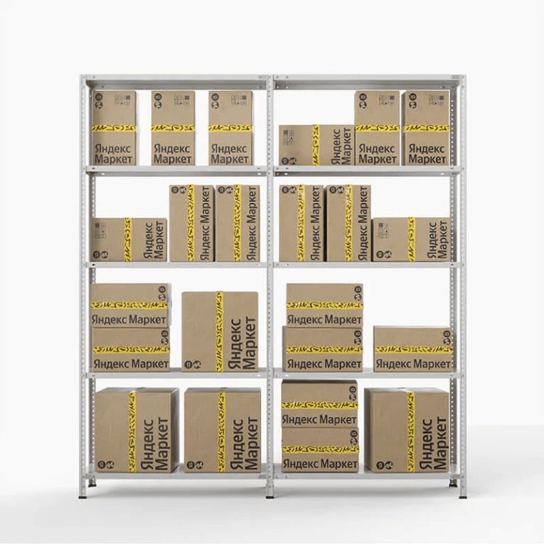 Стеллаж ПВЗ Яндекс Маркет 2000х2000х400 5 полок купить в Челябинске
