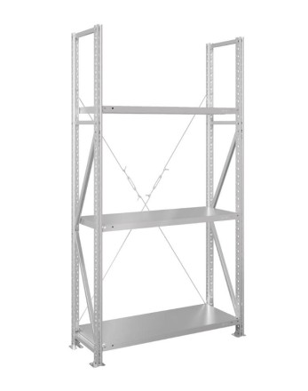 Стеллаж MS U 2000x1500x500 3 полки (300 кг, металл) купить в Челябинске