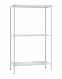 Стеллаж металлический Титан МС-500 2400х1200х600 3 полки Стеллаж металлический Титан МС-500 2400х1200х600 3 полки