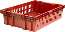 Ящик хлебный 600х400х152,5 красный вес 1,3 кг