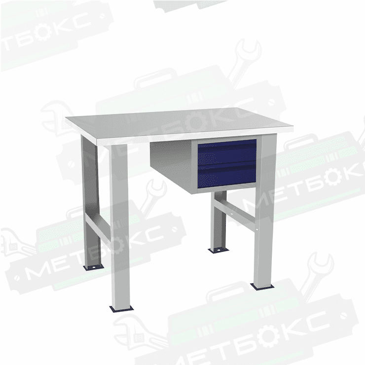 Верстак бестумбовый с подвесным ящиком ВП-Э купить в Челябинске