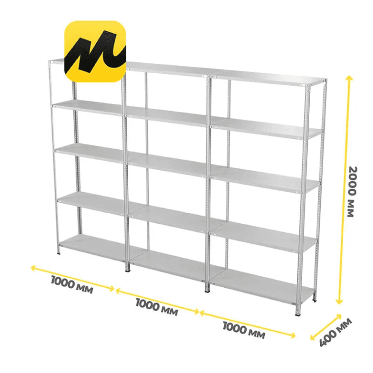 Стеллаж ПВЗ Яндекс Маркет 2000х3000х400 5 полок купить в Челябинске Стеллаж ПВЗ Яндекс Маркет 2000х3000х400 5 полок купить в Челябинске