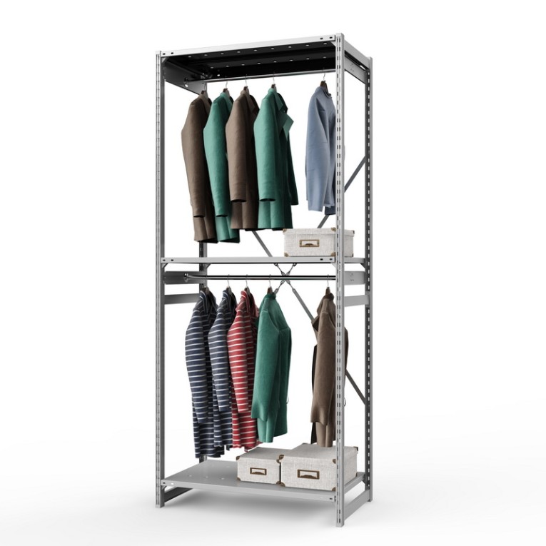 Стеллаж металлический ТСУ Универсал, 2500х1060х500 мм.Штанги: 2шт. Полки: металл перф. 3 шт. купить в Челябинске