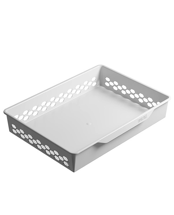 Корзина пластиковая GBP 60х10 белая купить в Челябинске Корзина пластиковая GBP 60х10 белая купить в Челябинске