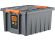 Контейнер особопрочный Rox Box PRO 36 (500х390х250 мм с крышкой и клипсами, антрацит) купить в Челябинске