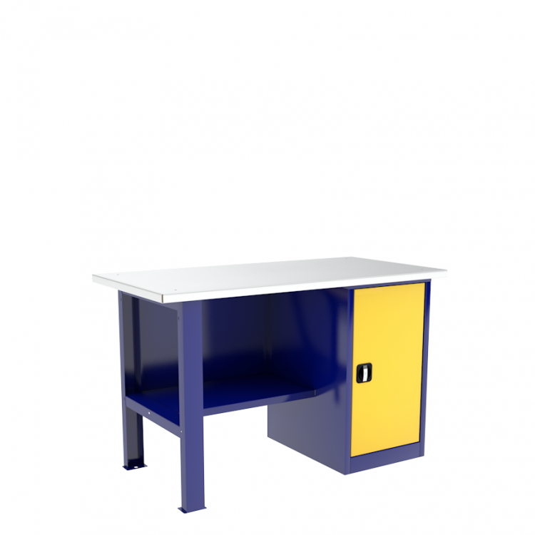 Однотумбовый слесарный верстак ВП-2/1,2 купить в Челябинске Однотумбовый слесарный верстак ВП-2/1,2 купить в Челябинске