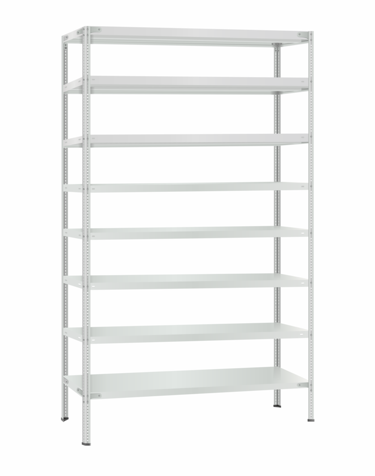 Стеллаж металлический Титан МС-500 2400х1200х600 8 полок купить в Челябинске