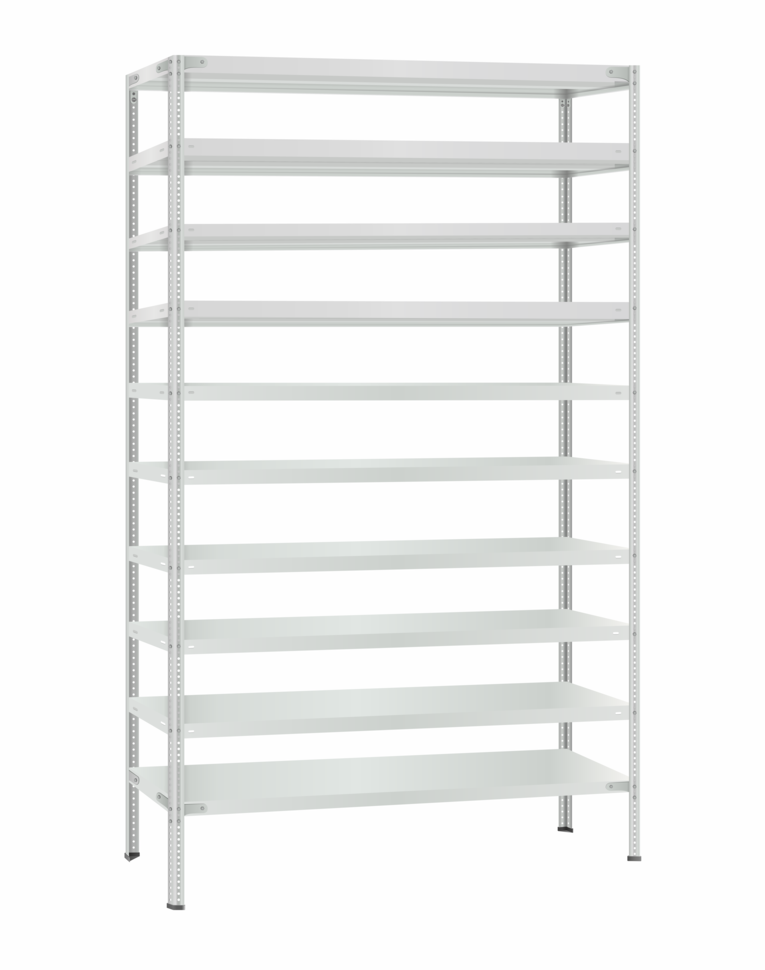 Стеллаж металлический Титан МС-500 2400х1200х600 10 полок купить в Челябинске