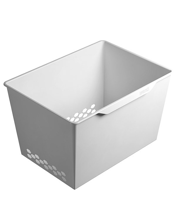 Корзина пластиковая GBP 60х30 белая купить в Челябинске Корзина пластиковая GBP 60х30 белая купить в Челябинске