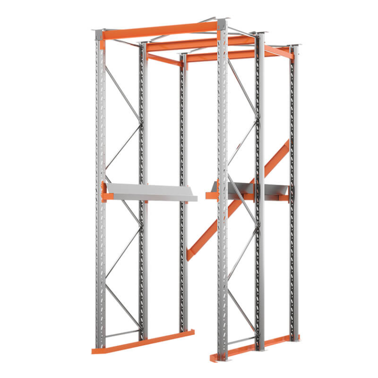 Стеллаж набивной паллетный (3000х1580х1800 мм), 1 линия, 2 яруса купить в Челябинске Стеллаж набивной паллетный (3000х1580х1800 мм), 1 линия, 2 яруса купить в Челябинске