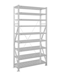 Стеллаж MS U 2000x1500x500 9 полок (250 кг, перф) Стеллаж MS U 2000x1500x500 9 полок (250 кг, перф)