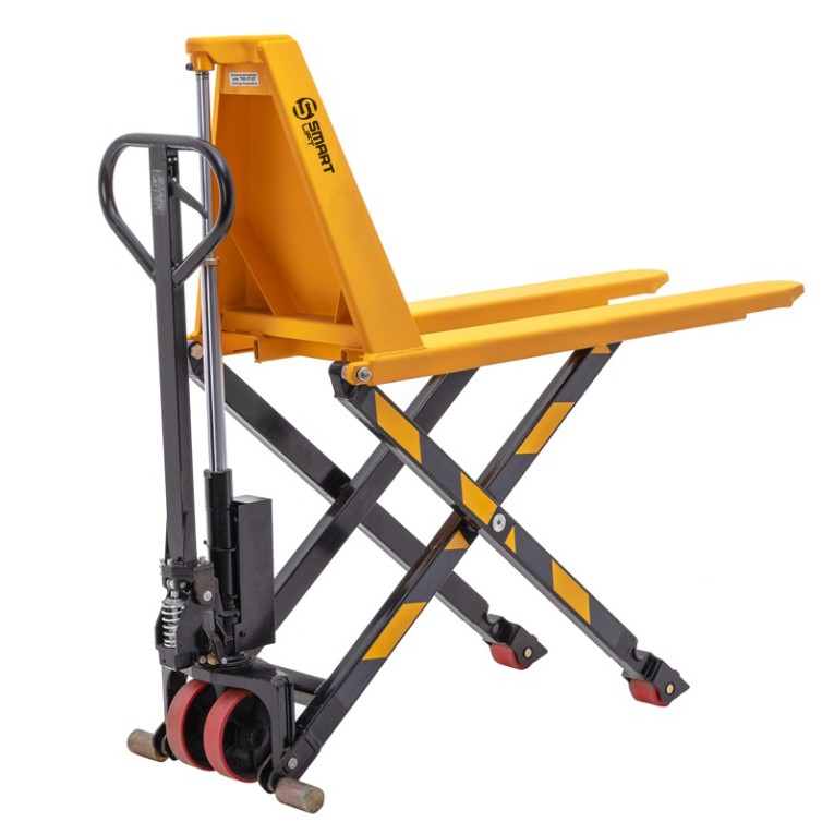 Гидравлическая тележка (рохля) SD-HL (HLT15, г/п 1500 кг, вилы 1150x550 мм, высокоподъемная 800 мм) SMARTLIFT (SMART) купить в Челябинске