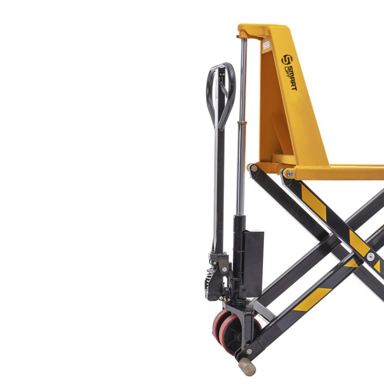 Гидравлическая тележка (рохля) SD-HL (HLT15, г/п 1500 кг, вилы 1150x550 мм, высокоподъемная 800 мм) SMARTLIFT (SMART) купить в Челябинске