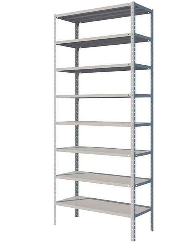 Стеллаж MS Standart 1850х1000х300 8 полок купить в Челябинске