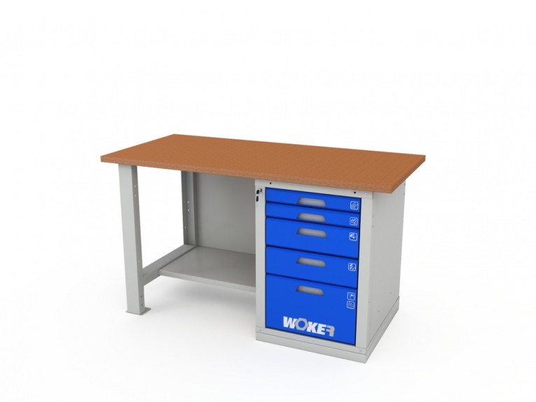Верстак однотумбовый WOKER PRO 1005.1500 купить в Челябинске