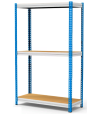 Стеллаж металлический МКФ 2500х1510х500 3 полки Стеллаж металлический МКФ 2500х1510х500 3 полки