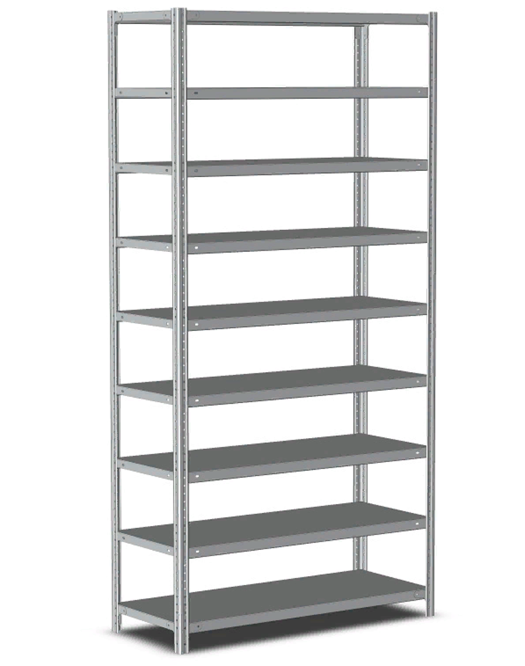 Стеллаж металлический Титан МС-500 2000х700х300 9 полок купить в Челябинске