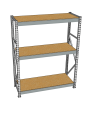 Стеллаж грузовой СГР 3000x2100x500 3 полки (ДСП) Стеллаж грузовой СГР 3000x2100x500 3 полки (ДСП)