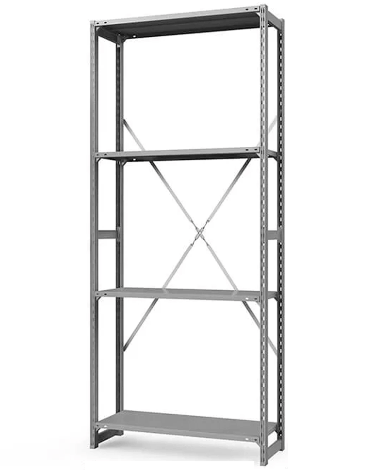 Стеллаж ТСУ 4000x700x500 4 полки (150 кг, металл) купить в Челябинске