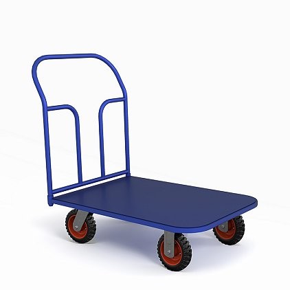 Тележка платформенная ТП 6 (г/п 550 кг, 1200x800 мм, колеса литая протекторная резина 200 мм) купить в Челябинске Тележка платформенная ТП 6 (г/п 550 кг, 1200x800 мм, колеса литая протекторная резина 200 мм) купить в Челябинске