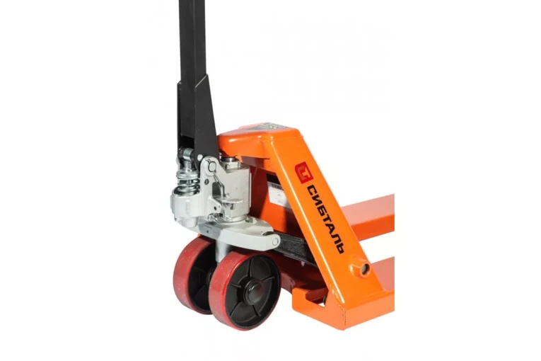 Гидравлическая тележка (рокла) ACR, 2,5 т, Вилы: 1500 Х 550, Сибталь, полиуретановые колеса купить в Челябинске