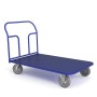 Тележка платформенная ТП 7 (г/п 550 кг, 1400x800 мм, колеса серая резина 200 мм) Тележка платформенная ТП 7 (г/п 550 кг, 1400x800 мм, колеса серая резина 200 мм)