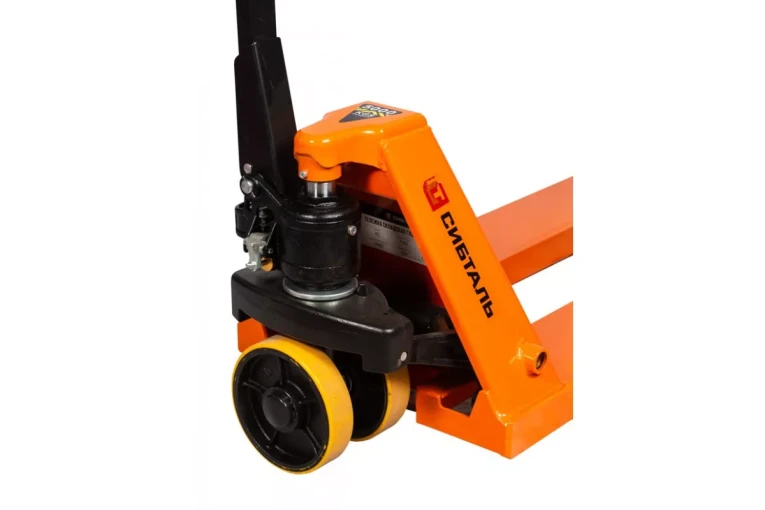 Гидравлическая тележка (рокла) ACR, 5 т, Вилы: 1150 Х 550, СибТаль, полиуретановые колеса купить в Челябинске