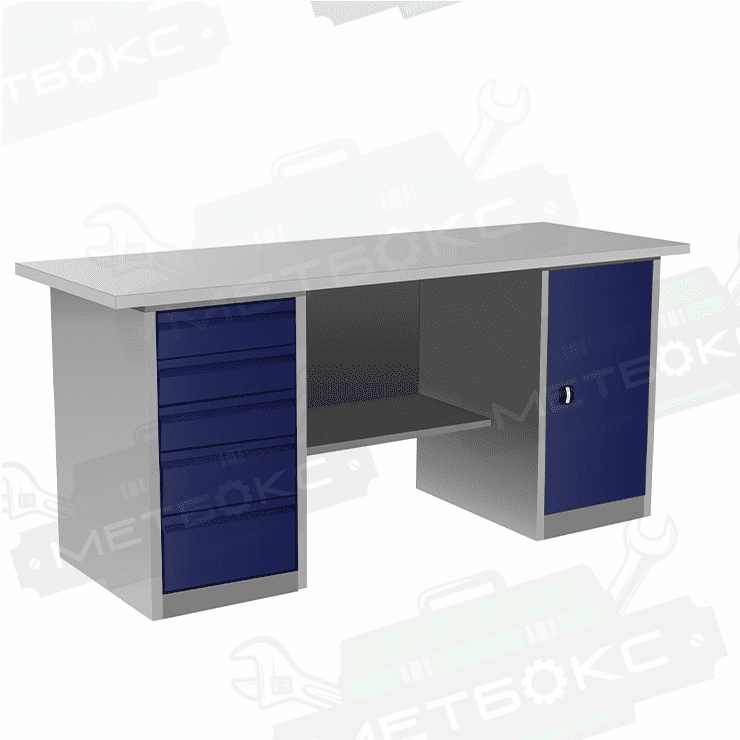 Верстак с тумбой и драйвером ВП-4/1,6 купить в Челябинске