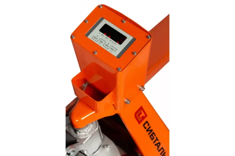 Гидравлическая тележка (рокла) ACR-ES c весами, 2,5 т, Вилы: 1150 Х 550, СибТаль, полиуретановые колеса купить в Челябинске