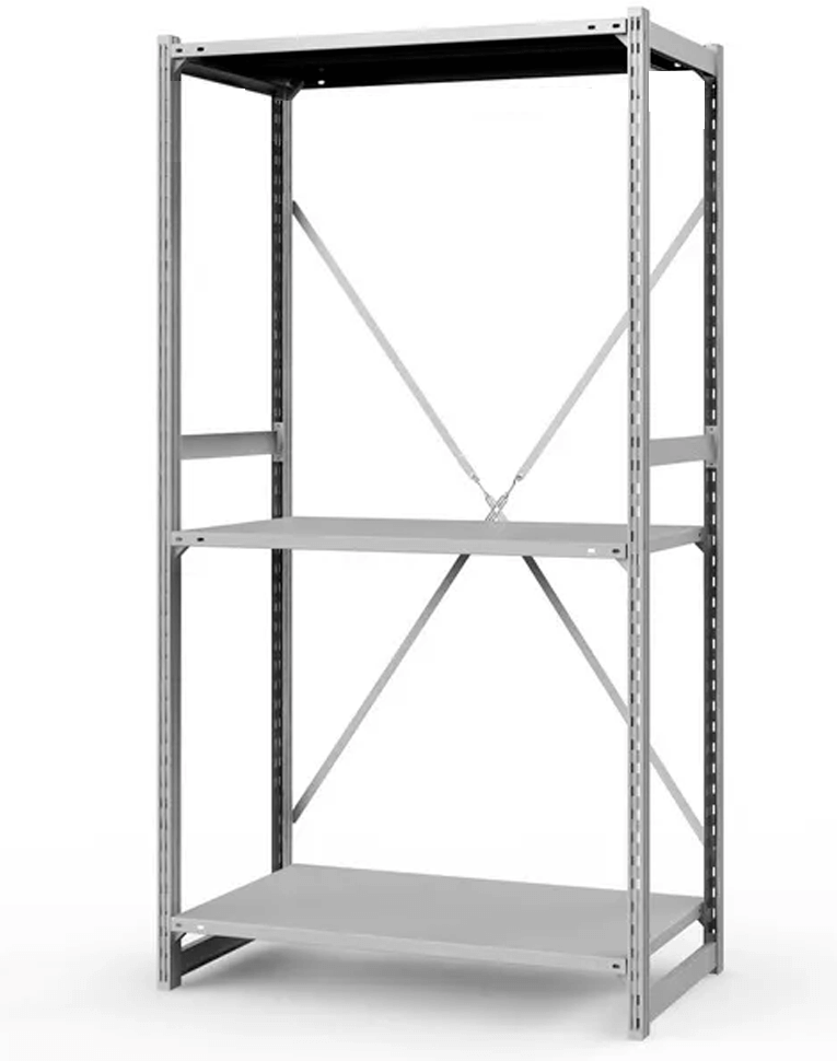 Стеллаж ТСУ 4000x1000x500 3 полки (150 кг, металл) купить в Челябинске Стеллаж ТСУ 4000x1000x500 3 полки (150 кг, металл) купить в Челябинске